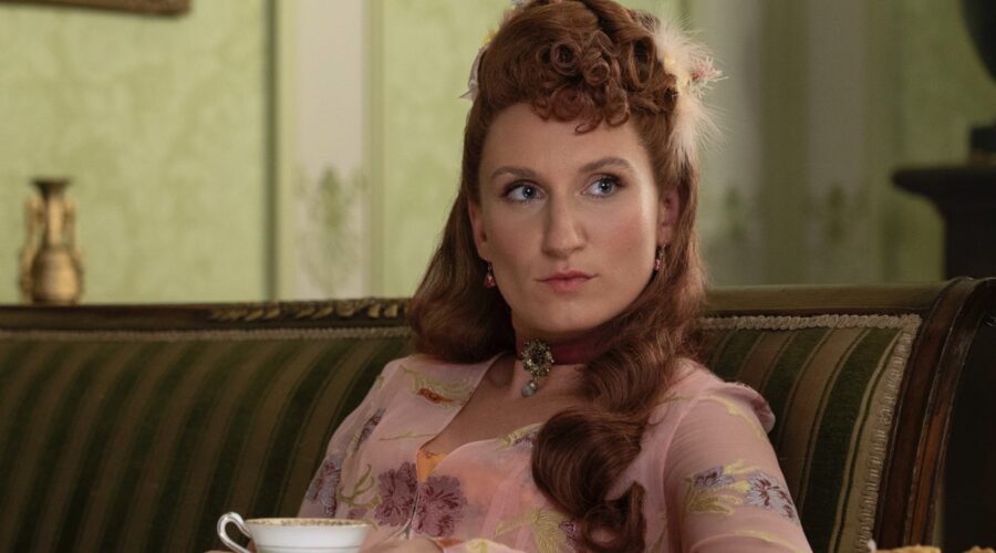 Bessie Carter (Prudence) in una scena di “Bridgerton 3”. Credits: Liam Daniel/Netflix © 2024.