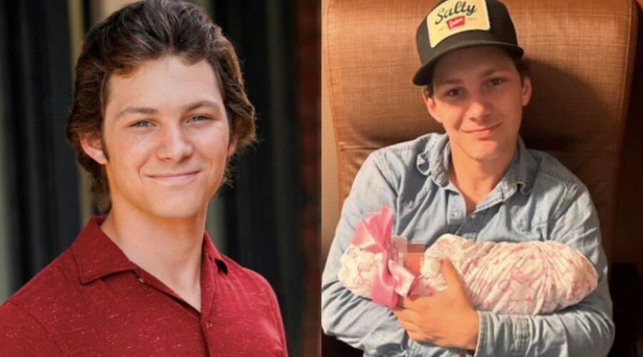 Da Sinistra Montana Jordan In Young Sheldon E A Destra Con La Figlia Credit: @montanajordan Instagram, Youngsheldoncbs Instagram