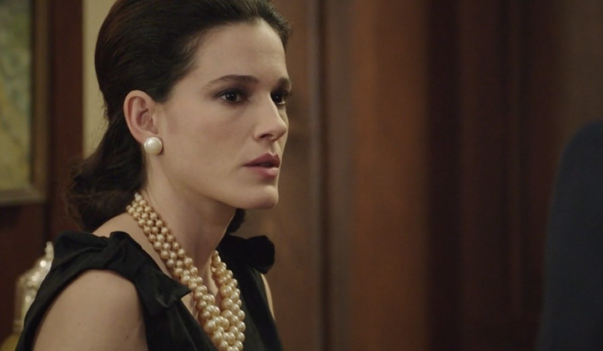 Chiara Baschetti (Matilde Frigerio Di Sant'Erasmo) in una scena della puntata 149 de “Il Paradiso Delle Signore 8”. Credits: Rai.