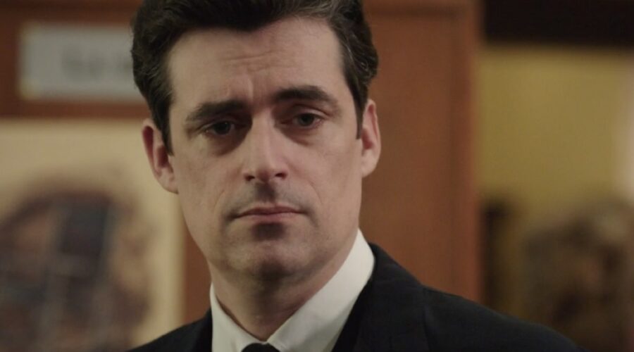 Flavio Parenti (Tancredi Di Sant'Erasmo) in una scena della puntata 153 de “Il Paradiso Delle Signore 8”. Credits: Rai.