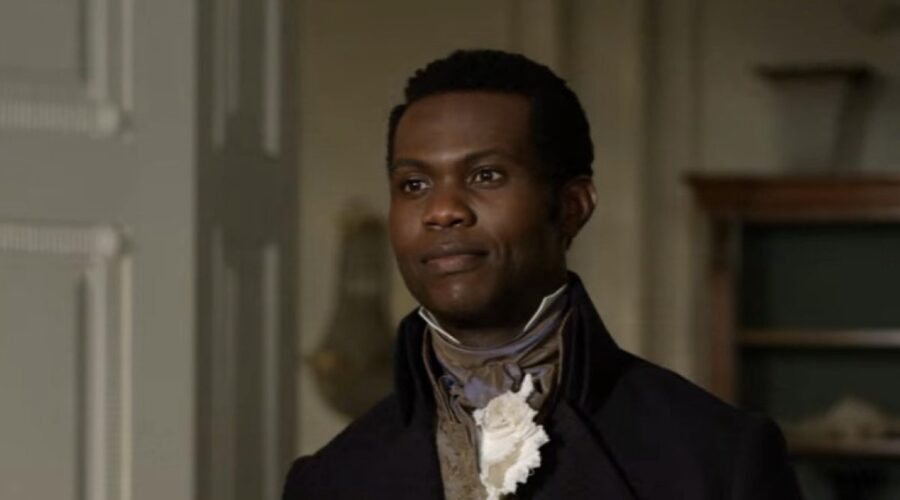 Victor Alli (John Stirling) in una scena dell'episodio 4 di “Bridgerton 3”. Credits: Netflix.