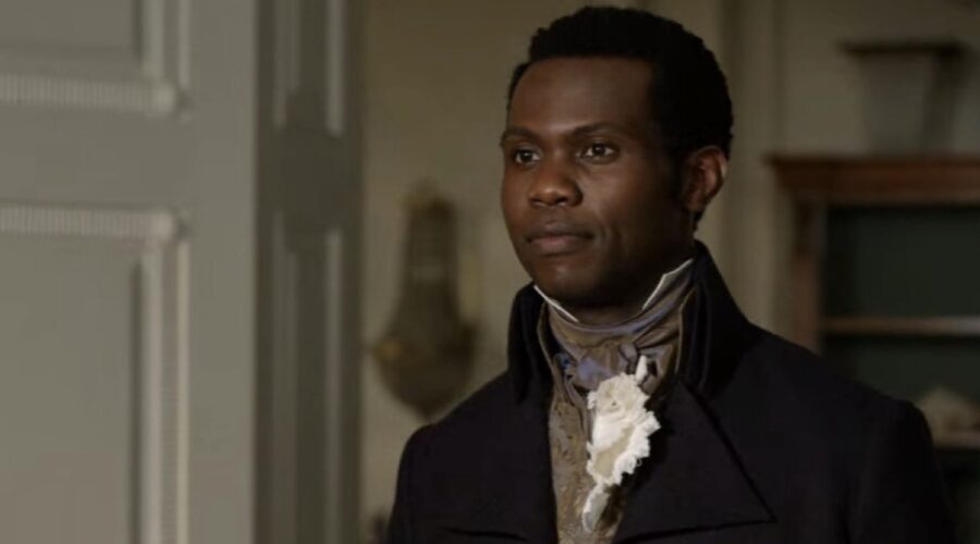 Victor Alli (John Stirling) in una scena dell'episodio 4 di “Bridgerton 3”. Credits: Netflix.