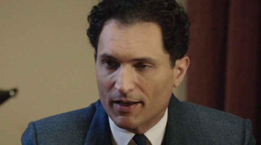 Alessandro Tersigni (Vittorio Conti) in una scena della puntata 31 de “Il Paradiso Delle Signore 8”. Credits: Rai.