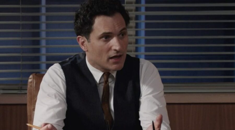 Alessandro Tersigni (Vittorio Conti) in una scena della puntata 30 de “Il Paradiso Delle Signore 8”. Credits: Rai.