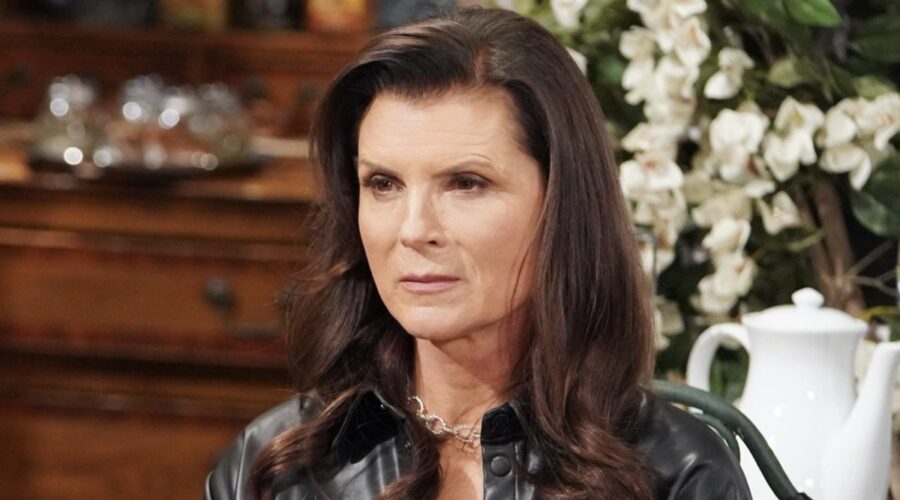 Kimberlin Brown (Sheila Carter) in una scena di “Beautiful”. Credits: BBL Distribution/RTI Mediaset.