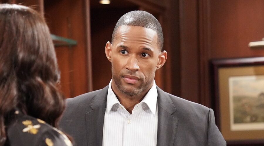 Lawrence Saint-Victor (Carter Walton) in una scena di “Beautiful”. Credits: BBL Distribution/RTI Mediaset.