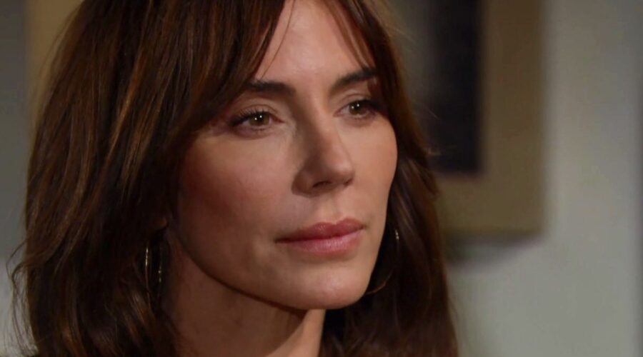 Krista Allen (Taylor Hayes) in una scena di “Beautiful”. Credits: Cattura schermo/BBL Distribution/RTI Mediaset.