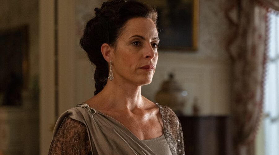 Cristina Fernández (Margarita) in una scena de “La Promessa”. Credits: RTI Mediaset.