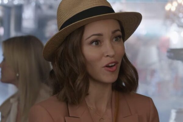 Autumn Reeser (Emma) in una scena del teaser di “Il Velo Nuziale”. Credits: Hallmark Channel/Rai.