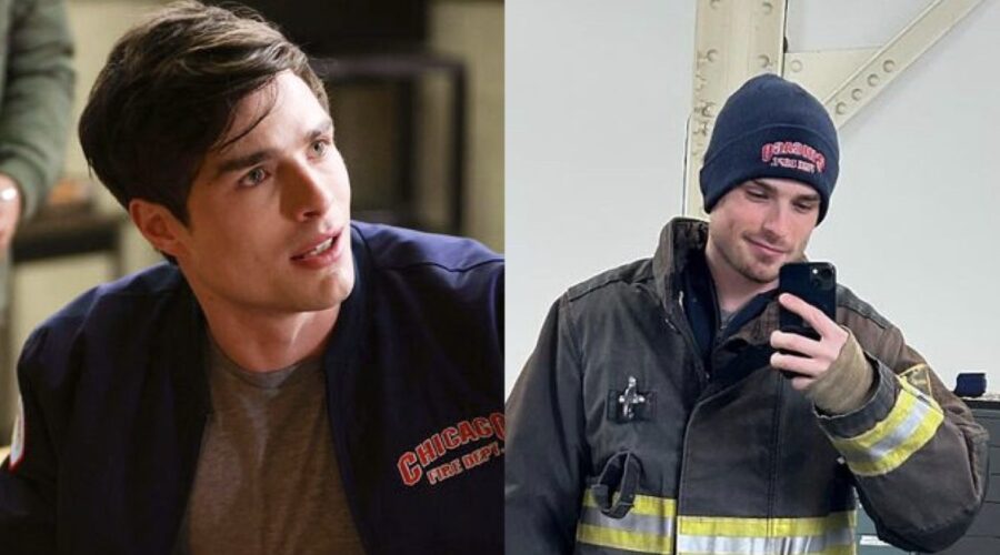 Da Sinistra Michael Bradway In Chicago Fire 12 E Su Instagram Credits Sky Serie E Instagram