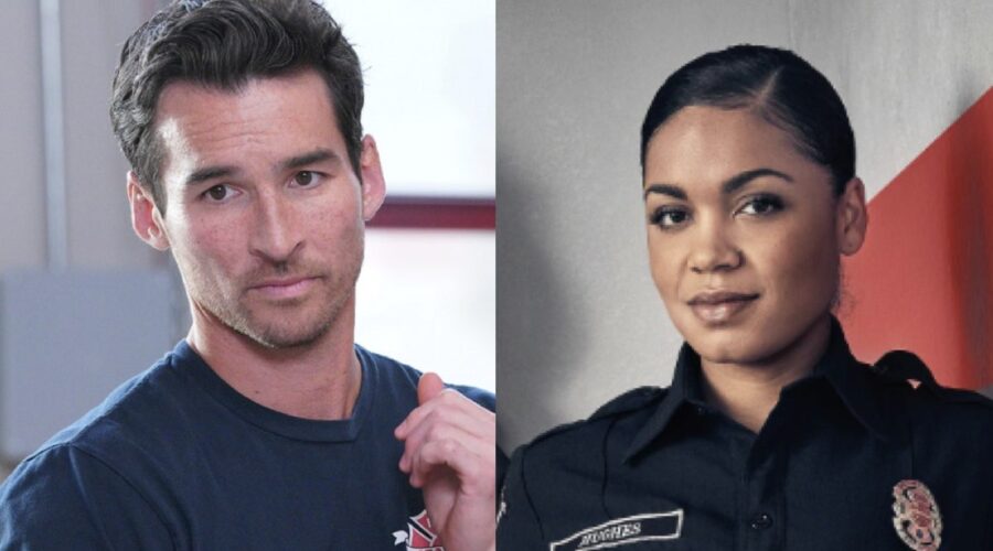 Jay Hayden E Barrett Doss In Station 19 E Su Instagram Credits Via Cattura Schermo Disney Plus E Instagram