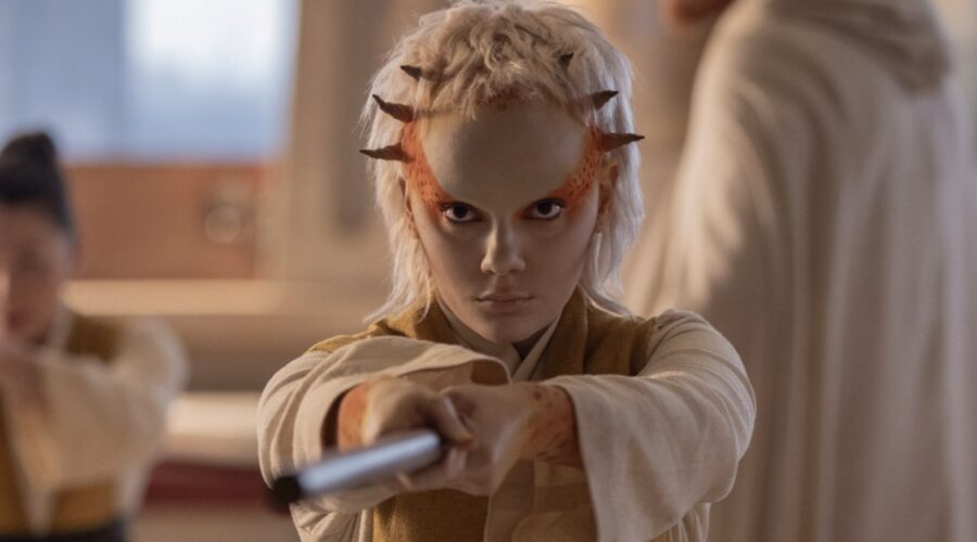 Jedi Padawan Jecki Lon (Dafne Keen) And Master Lakshay (Paul Bullion) In Lucasfilm S The Acolyte, Exclusively On Disney Plus