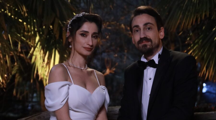 Da sinistra: Nilay Erdönmez (Gülendam Sahin) e Edip Tepeli (Mert Çakir) in una scena de “La Rosa Della Vendetta”. Credits: RTI Mediaset.