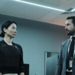 Da sinistra: Jing Lusi (Hana Li) e Martin Compston (Clay Brody) in una scena di “Red Eye 2