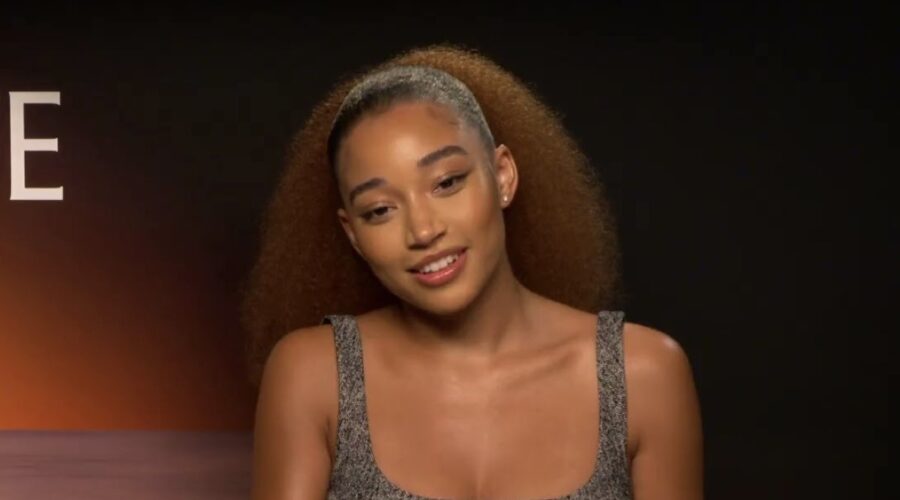 Amandla Stenberg nell'intervista per “The Acolyte - La Seguace”. Credits: Tvserial.it.