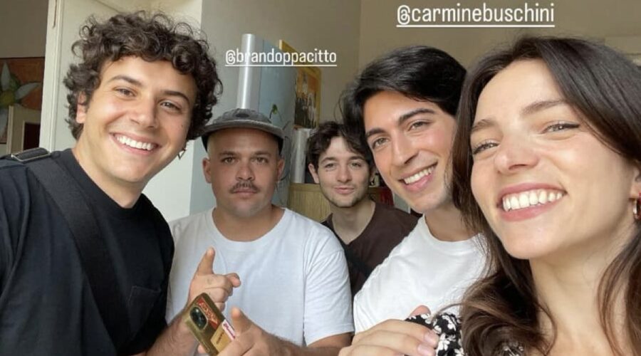 Aurora Ruffino, Carmine Buschini, Brando Pacitto, Mirko Trovato E Lorenzo Guidi Credits Instagram