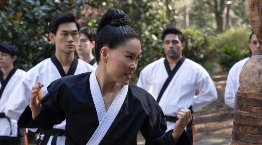 Cobra Kai. (L To R) Daniel Kim As Yoon, Alicia Hannah-kim As Kim Da-eun In Cobra Kai. Cr. Curtis Bonds Baker:netflix