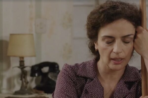 Gioia Spaziani (Concetta Puglisi) in una scena della puntata 12 de “Il Paradiso Delle Signore 8”. Credits: Rai.