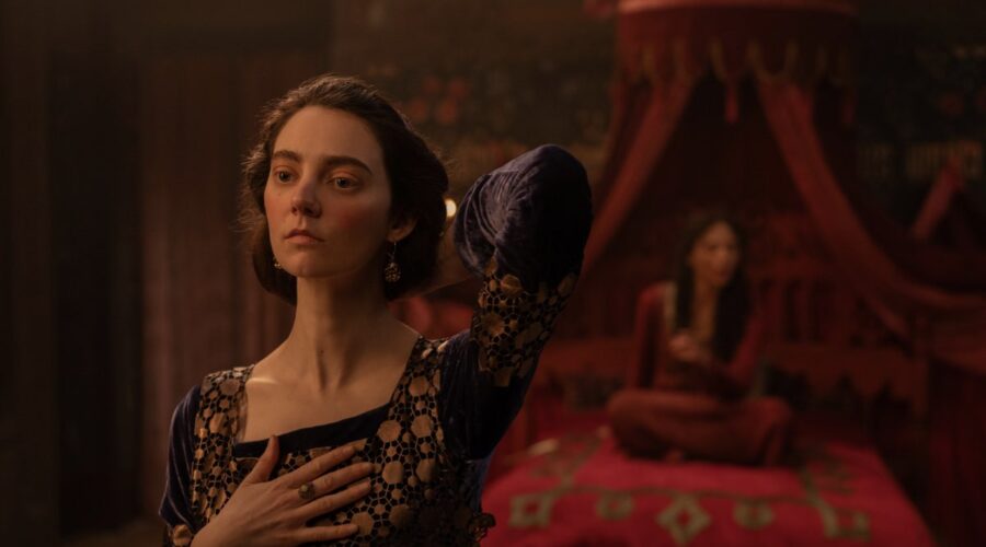 Tanya Reynolds (Licisca) in una scena di “The Decameron” Credits: Giulia Parmigiani/Netflix © 2023.