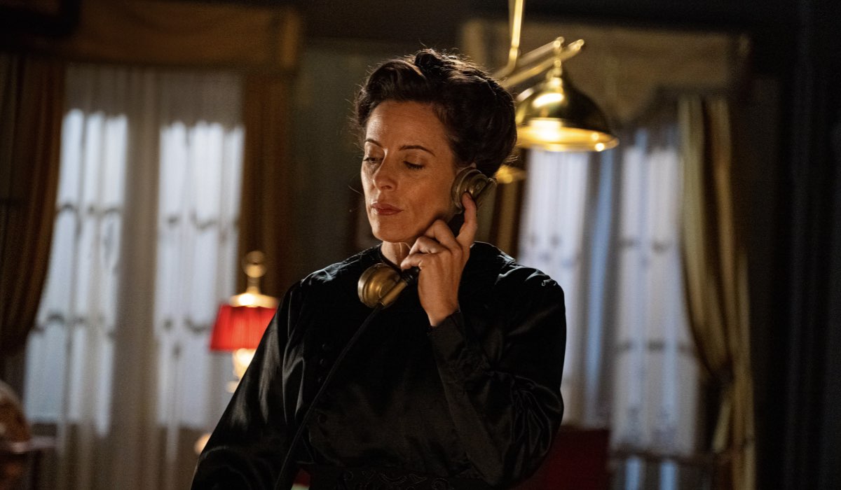Cristina Fernández (Margarita) in una scena de “La Promessa”. Credits: RTI Mediaset.