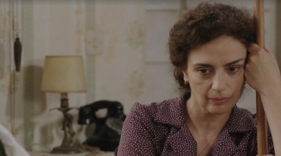 Gioia Spaziani (Concetta Puglisi) in una scena della puntata 12 de “Il Paradiso Delle Signore 8”. Credits: Rai.