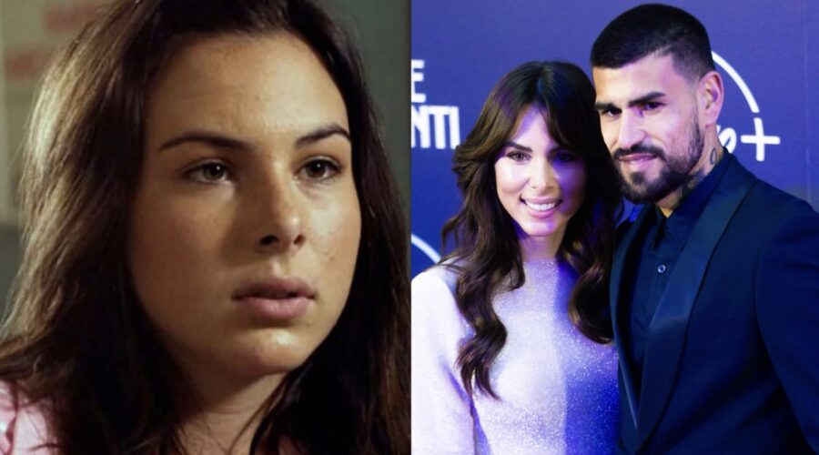 Da Sinistra Micol Olivieri Ne I Cesaroni E Con Il Marito Cristian Massella Credits Netflix E Disney