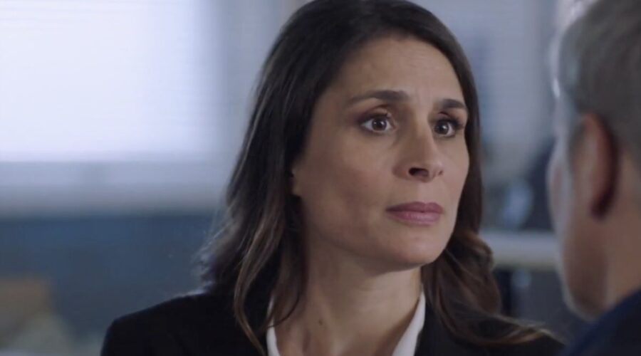 Diane Robert (Victoria) in una scena dal trailer di “Simon Coleman”. Credits: France Télévisions / Fotogramma da YouTube.