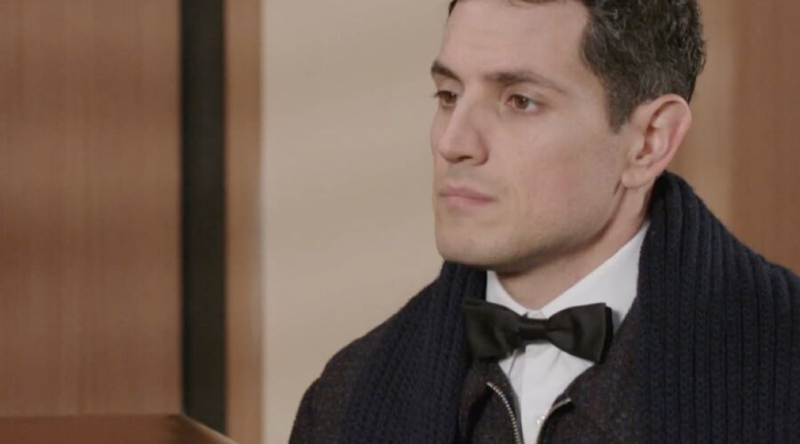 Emanuel Caserio (Salvatore Amato) in una scena della puntata 101 de “Il Paradiso Delle Signore 8”. Credits: Rai.