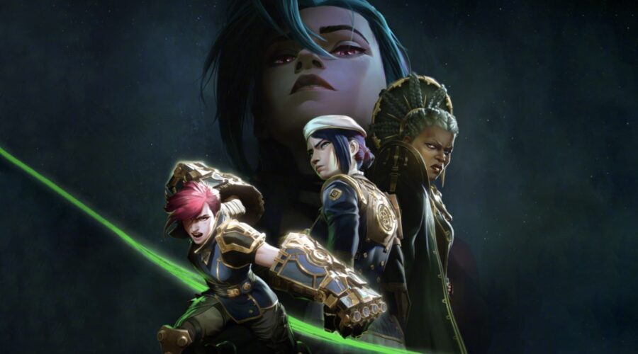 Il Poster Della Seconda Stagione Di Arcane Credits Netflix