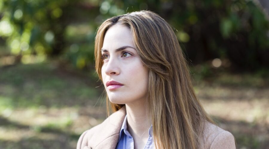 Maria Chiara Centorami (Klio) in una scena di “Kostas”. Credits: Elisavet Moraki/Rai.