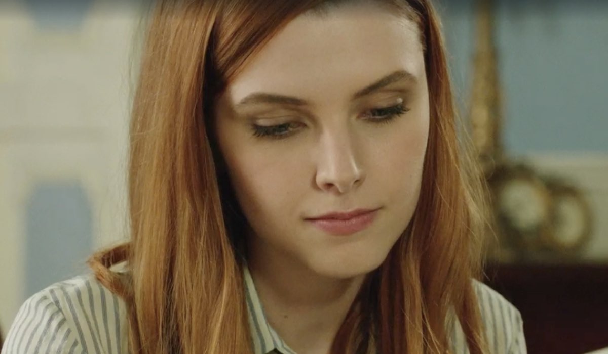 Arianna Amadei (Odile di Sant'Erasmo) in una scena della puntata 4 de “Il Paradiso Delle Signore 9”. Credits: Rai.