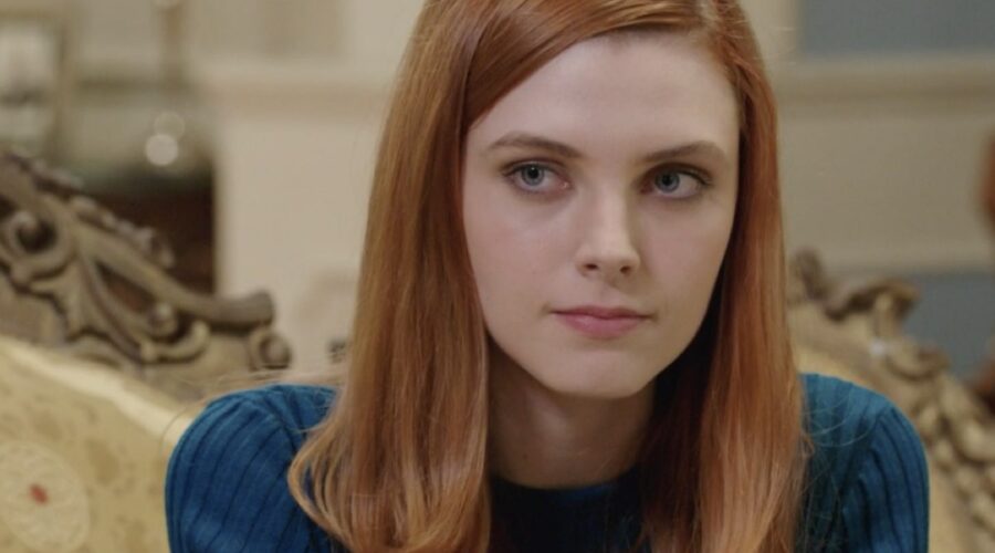 Arianna Amadei (Odile di Sant'Erasmo) in una scena della puntata 6 de “Il Paradiso Delle Signore 9”. Credits: Rai.