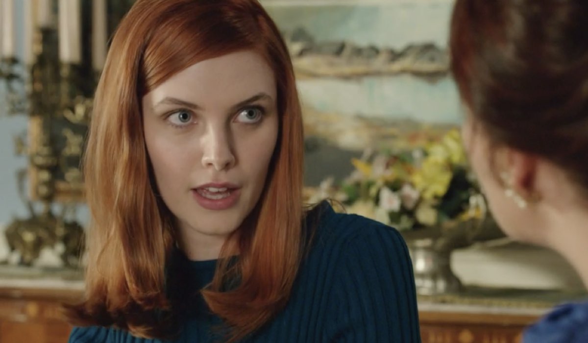 Arianna Amadei (Odile di Sant'Erasmo) in una scena della puntata 2 de “Il Paradiso Delle Signore 9”. Credits: Rai.