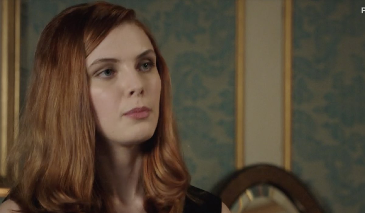 Arianna Amadei (Odile di Sant'Erasmo) in una scena della puntata 2 de “Il Paradiso Delle Signore 9”. Credits: Rai.