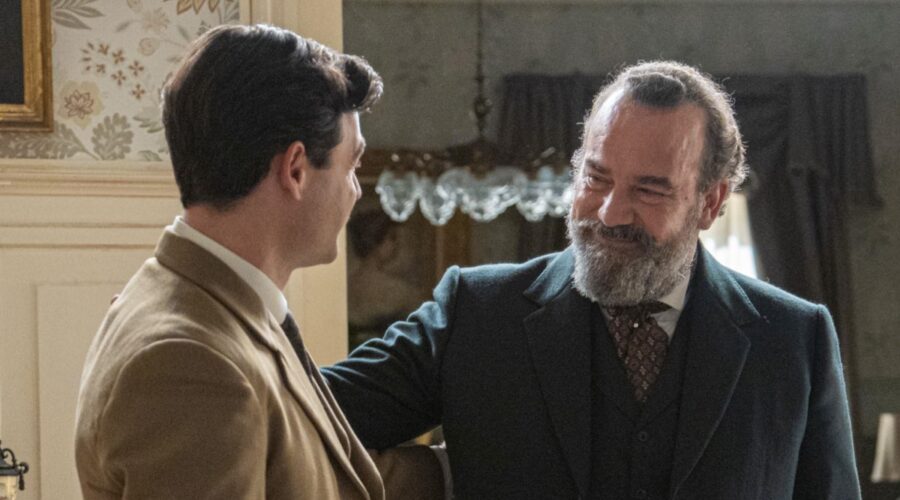 Arturo Sancho (Manuel Luján); Manuel Regueiro(Alonso Luján); Eva Martín (Cruz Ezquerdo) In La Promessa Credits Rete In Rete