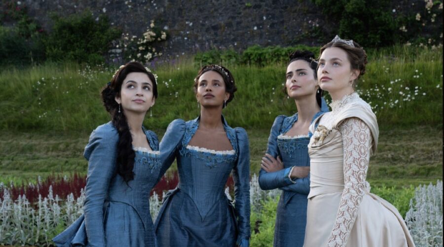 Kristine Frøseth, Alisha Boe, Aubri Ibrag, Mia Threapleton In The Buccaneers” Credits Apple Tv Plus