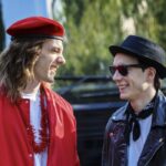 Matteo Oscar Giuggioli E Elia Nuzzolo In Hanno Ucciso L'uomo Ragno Episodio 3 Credits Sky Lucia Iuorio