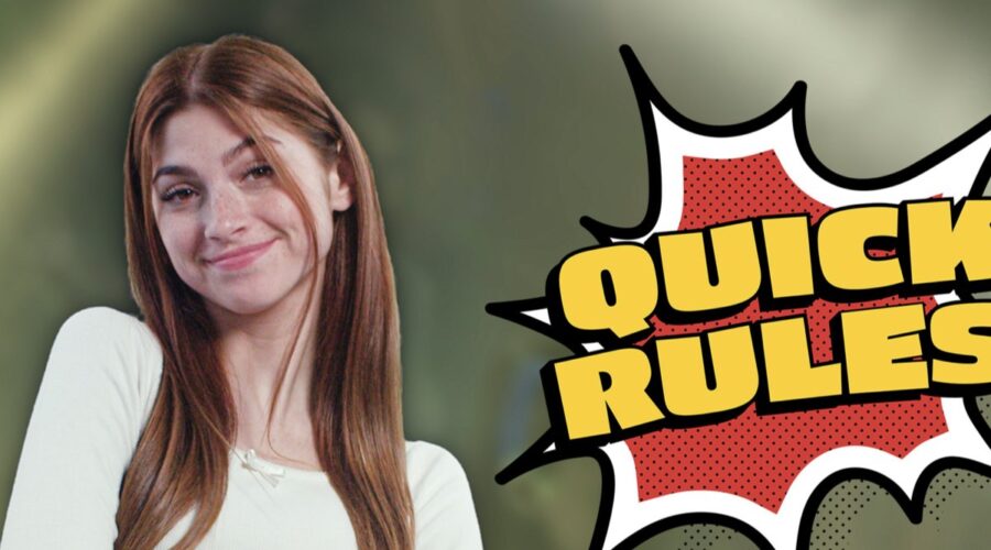 Nicky Passarella nella locandina ufficiale di “Quick Rules” Credits: Rai.