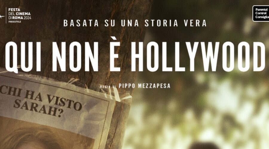 Locandina ufficiale “Qui non è Hollywood”. Cedits: Disney+.