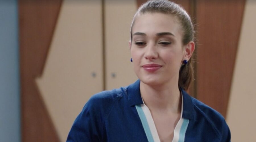 Nicoletta Di Bisceglie (Rosa Camilli) in una scena della puntata 7 de “Il Paradiso Delle Signore 9”. Credits: Rai.