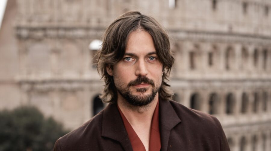 Lucas Bravo In Rome For The Emily In Paris S4 Press Tour, 8th September 2024 Credits Netflix