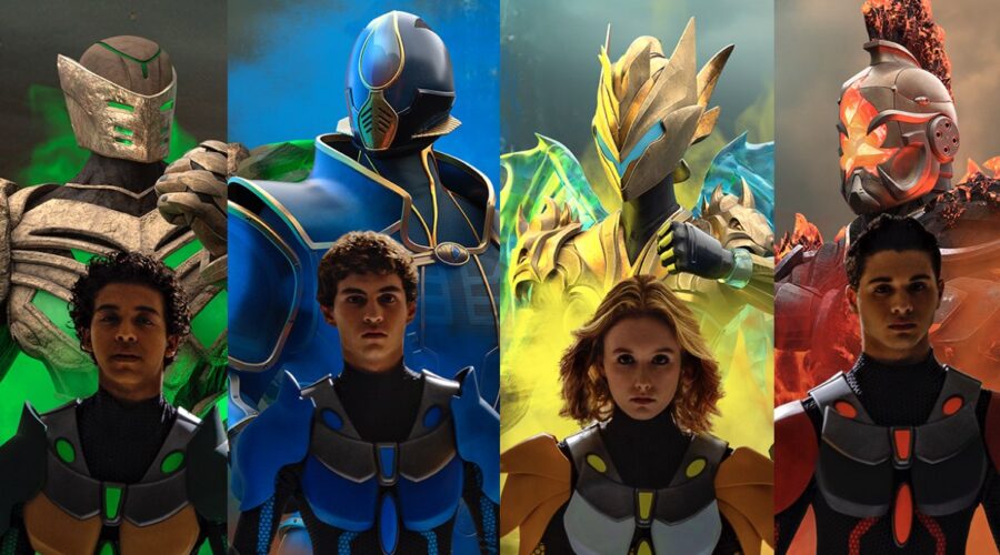 Robel Tesfamichael , Federico Petit, Millie Fortunato Asquini, E Federico Cempella In Gormiti The New Era Credits Rainbow E Giochi Preziosi