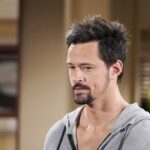 Matthew Atkinson (Thomas Forrester) in una scena della puntata di “Beautiful” in onda su Canale 5. Credits: BBL Distribution/RTI Mediaset.