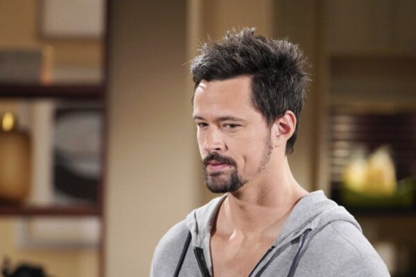 Matthew Atkinson (Thomas Forrester) in una scena della puntata di “Beautiful” in onda su Canale 5. Credits: BBL Distribution/RTI Mediaset.