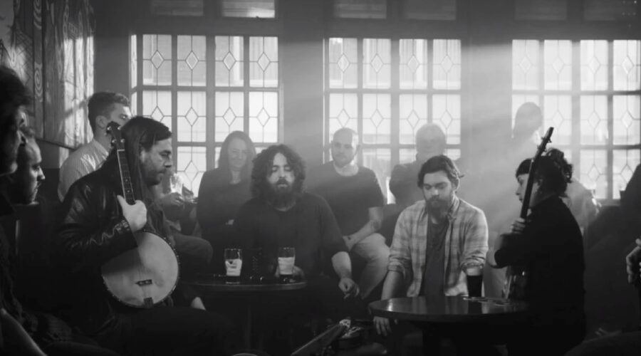 Eoghan Ó Ceannabháin Sings, Killian O'flanagan, Lisa O'neill, A Screengrab From North Circular, Shot And Lit By Richard Kendrick