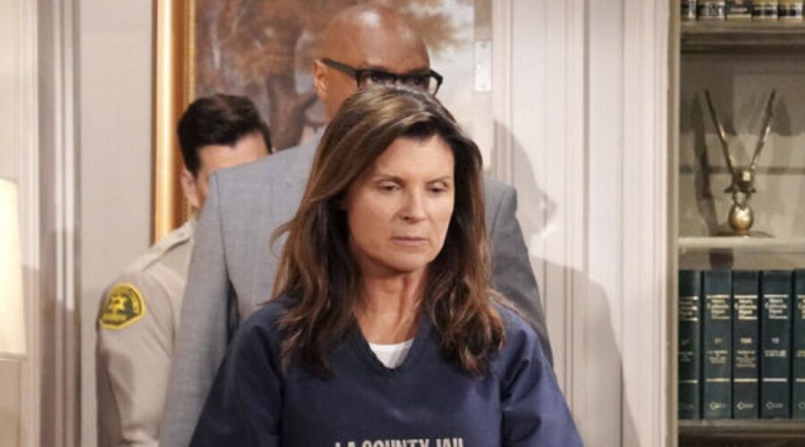 Kimberlin Brown (Sheila Carter) in una scena di “Beautiful”. Credits: BBL Distribution/RTI Mediaset.