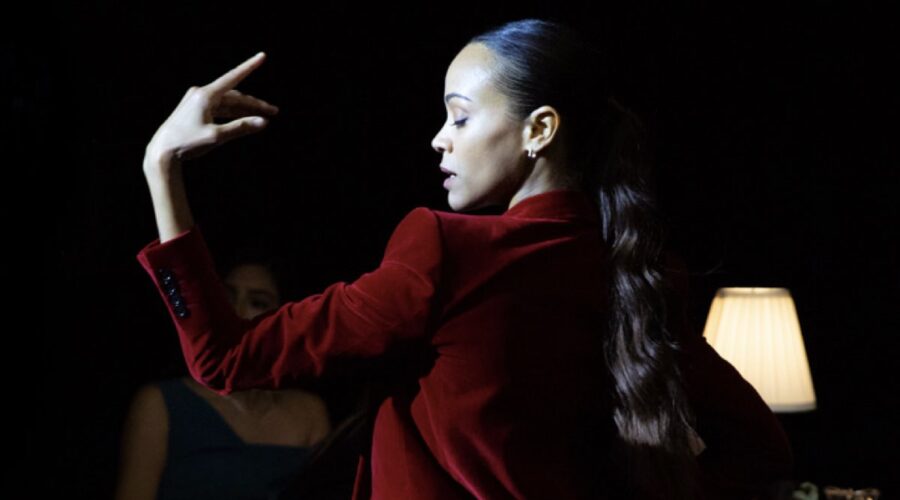 Zoe Saldana In Emilia Perez Credits Lucky Red