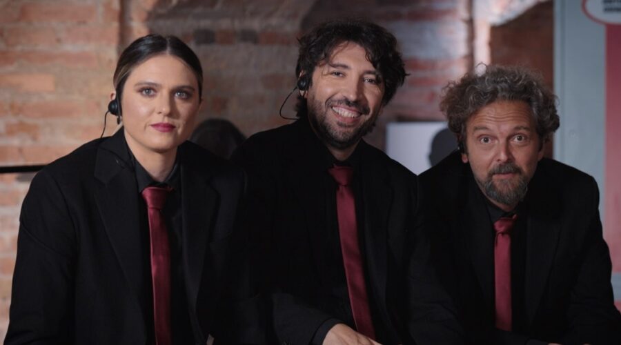 Brenda Lodigiani, Herbert Ballerina E Antonio Ornano In Red Carpet Credits Prime Video