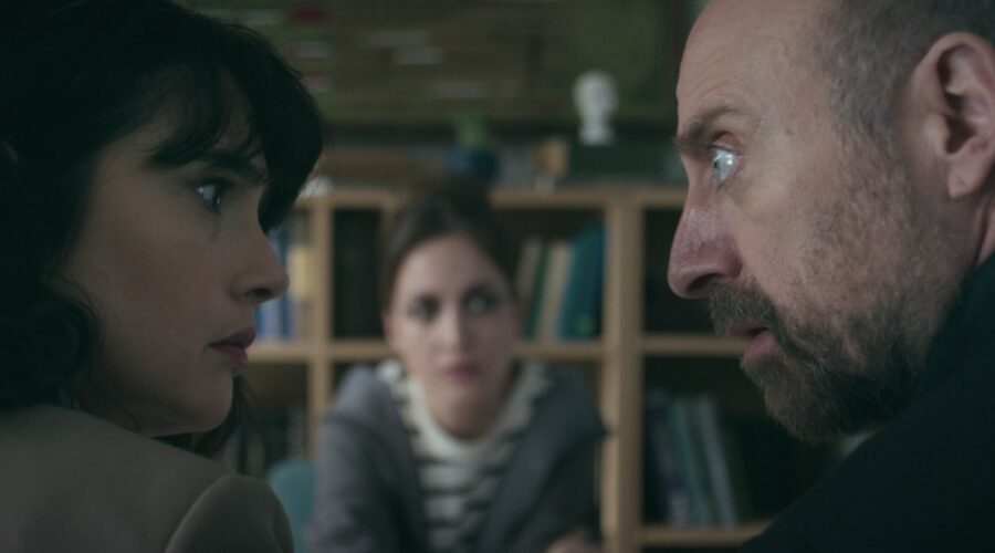 Da sinistra: Funda Eryiğit e Halit Ergenç ne “Innamorati Anonimi”. Credits: Netflix.