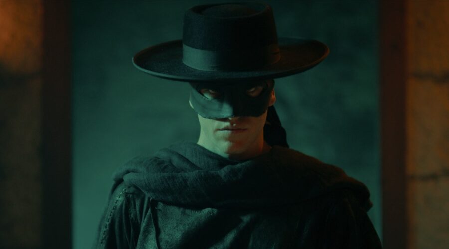 Miguel Bernardeau (Diego de la Vega / Zorro) in una scena di “Amore e Vendetta - Zorro”. Credits: RTI Mediaset.